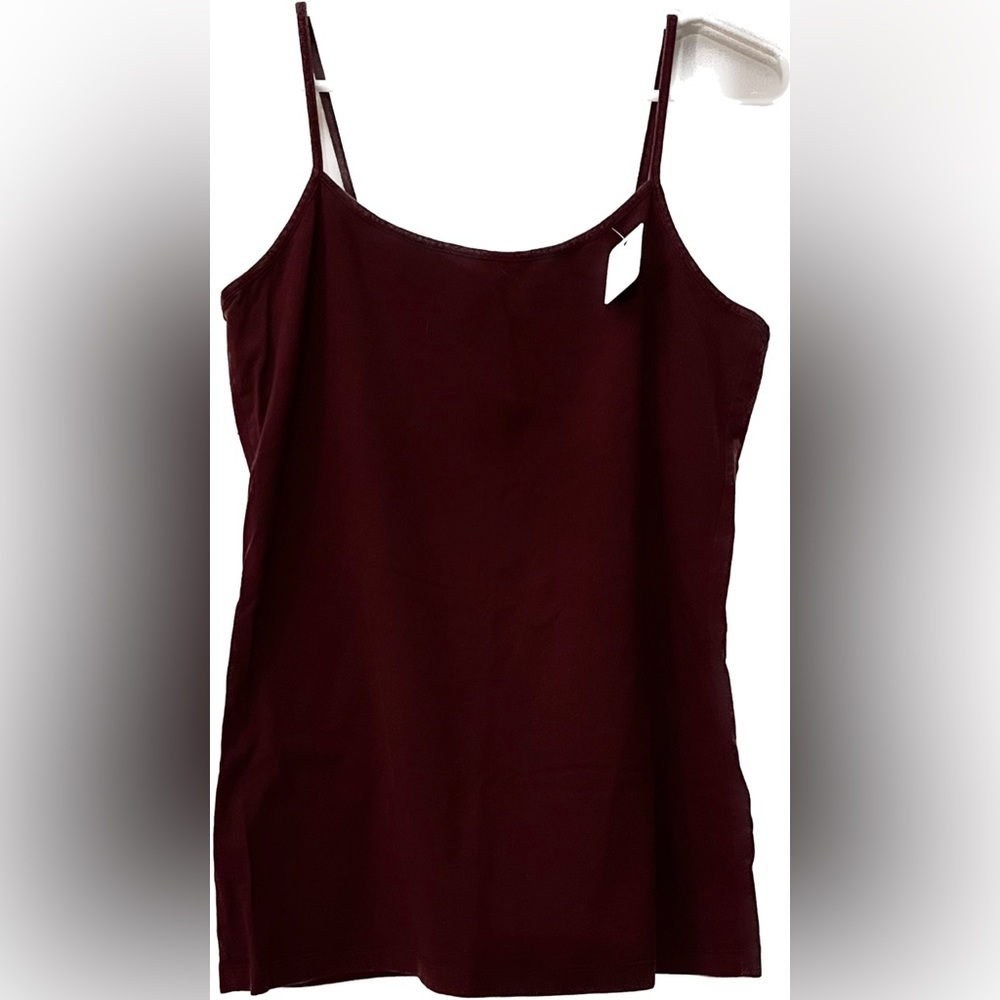 Burgundy tank top